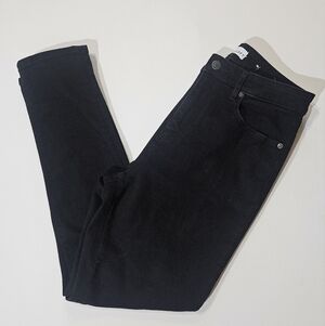 Loft‎ Womens Jeans Size 6 Black The Curvy Skinny High Rise Casual Denim